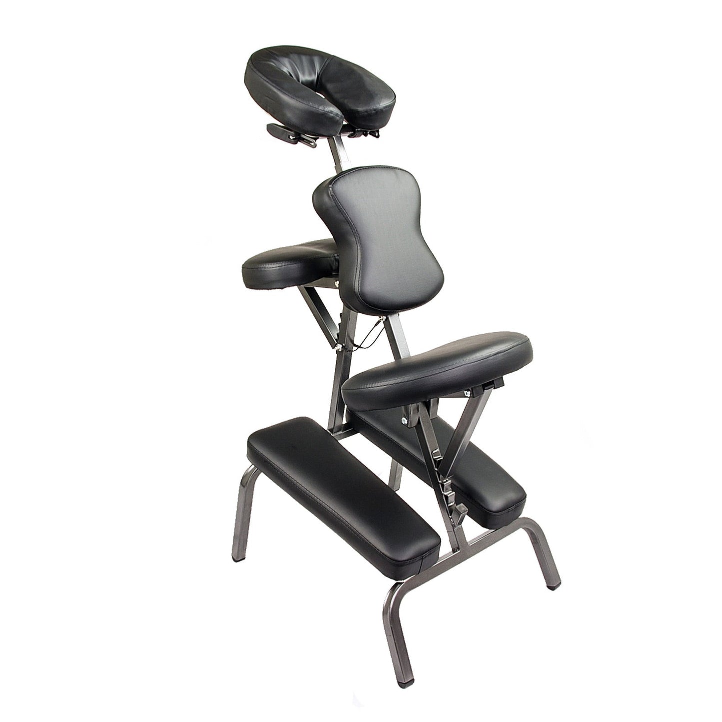 Aluminium Portable Beauty Massage Foldable Chair Table BLACK - MassageGear