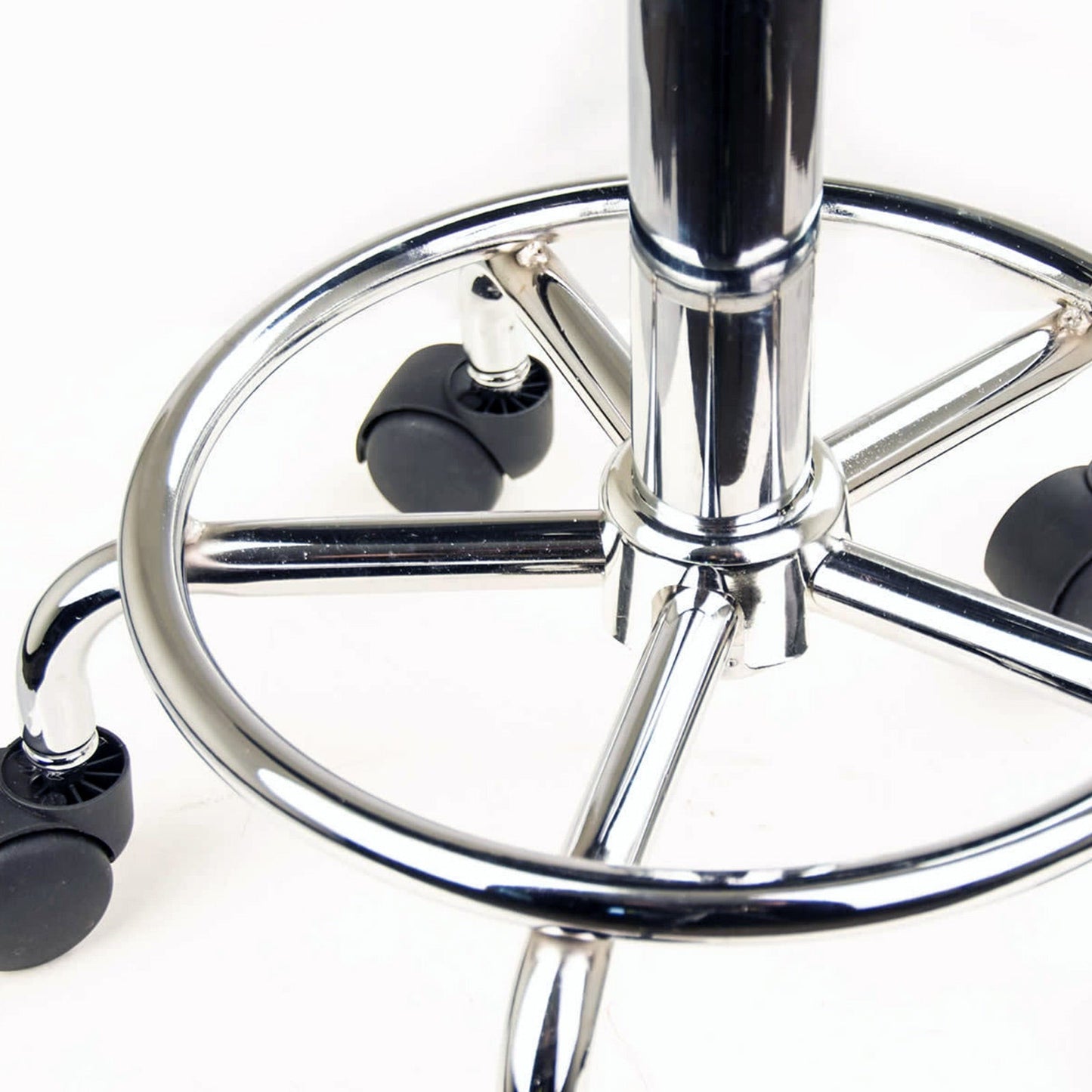 Swivel Salon Barber Stool Chair Saddle Type BLACK - MassageGear