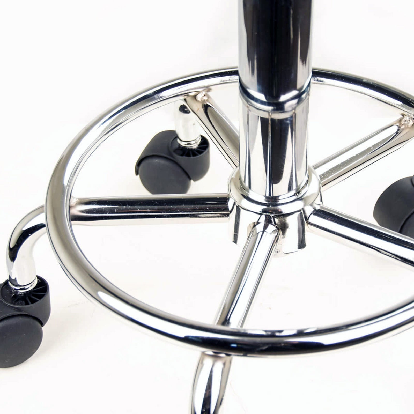 Swivel Salon Barber Stool Chair Saddle Type BLACK - MassageGear