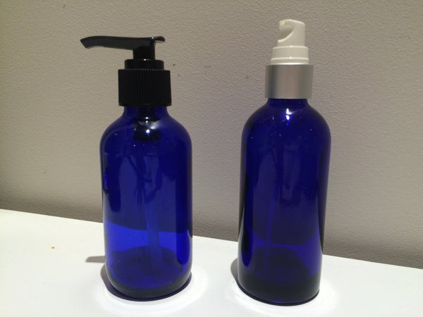 Massage Lotion Glass Pump Bottle - MassageGear