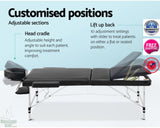 Porable Massage Table Aluminium Adjustable cradle Massage Gear
