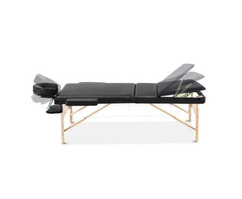 MG Masseur Student Wooden 3 fold Massage Tables - MassageGear