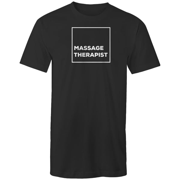 MG Pro - Massage Therapist - AS Colour - Black Tall Tee T-Shirt - MassageGear