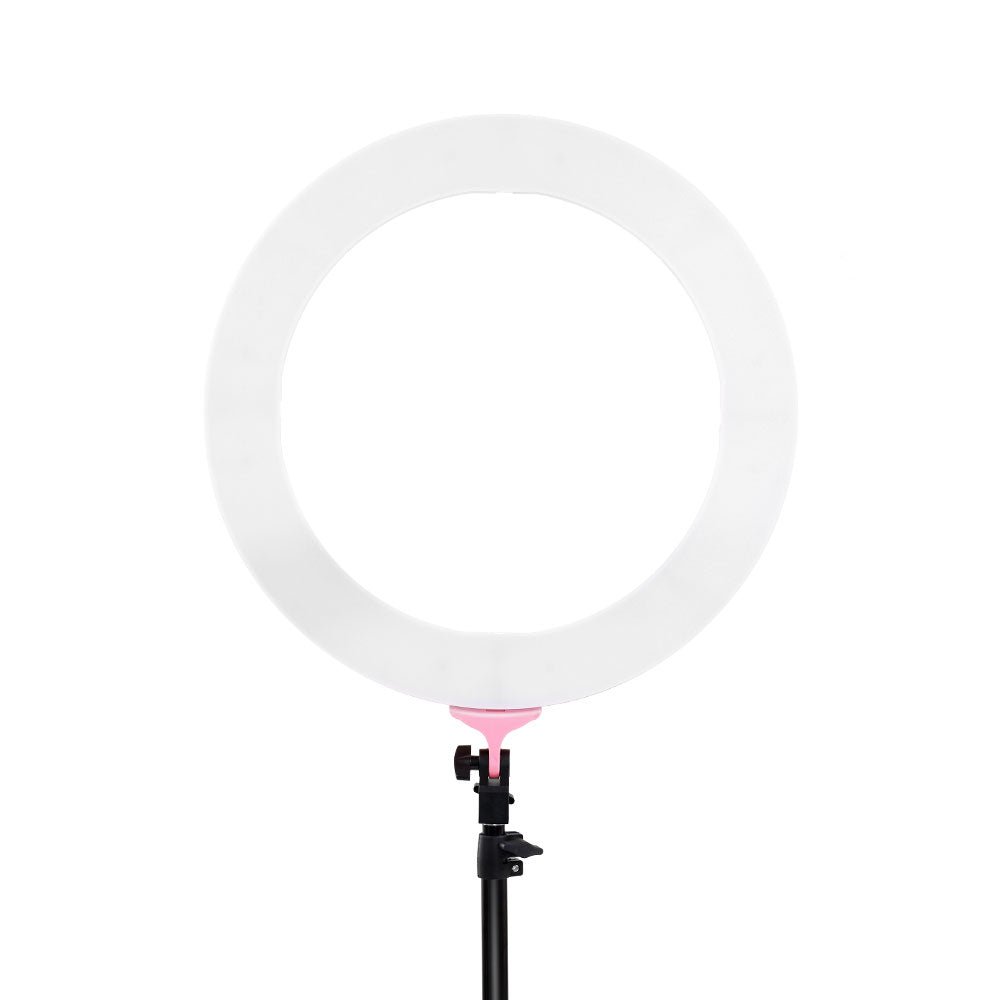 MG Ring Light 19" Tripod Stand Pink - MassageGear