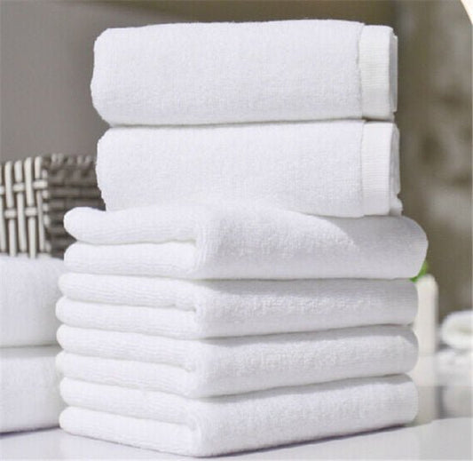 Pure Combed Cotton Towels | Soft & Absorbent | White